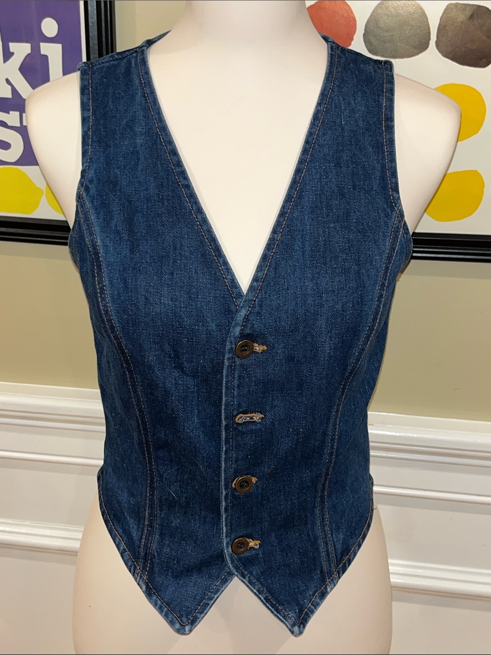 Vintage Maverick Denim Vest